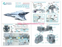 QDS+32231   3D Декаль интерьера кабины Tornado ECR German (Italeri) (Малая версия) (с 3D-печатными деталями) (attach3 82918)